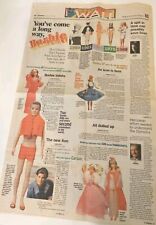 Vintage Barbie 1996 Newspaper Article - North County Times San Diego Local  picture