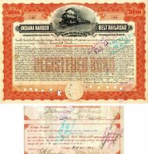 Indiana Harbor Belt Railroad Co. Issued to and Signed by Cathleen Vanderbilt Cus picture