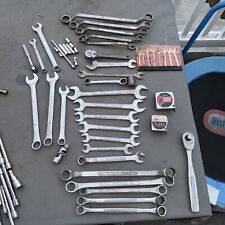 50 Lot Sears Craftsman USA Vintage Tool Lot Wrench Ratchets Tape Measure Socket picture