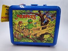 Jim Henson Muppets Vintage Aladdin Lunch Box with thermos 1992 W Org Tags Insert picture