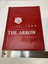 VINTAGE 1959 Yearbook: Warrensburg High School - The Arrow Signatures,  8x11