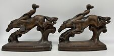 Nuart Creations Nude Woman on Rearing Horse Bookends, Lady Godiva picture