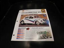 1965 Volkswagen VW Beetle V8 Spec Sheet Brochure Photo Poster picture