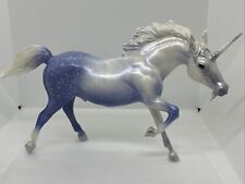 BREYER HORSE STARDUST BLUE PEARL UNICORN FIGURE #1146 TRADITIONAL RETIRED picture