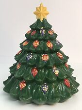 CELEBRATIONS BY RADKO CHRISTMAS TREE COOKIE JAR 2010  *Read* picture