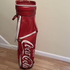 Vintage Mizuno Coca Cola Golf Bag Red with White Stripes picture