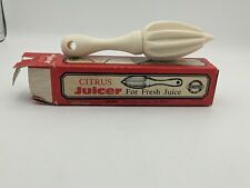 Vintage Norpro CITRUS JUICER Hand Press Reamer  Hong Kong With Box Instructions  picture