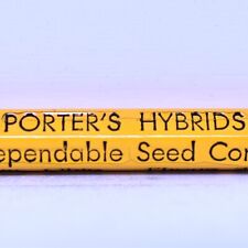 1970s Porter's Hybrids Dependable Seed Corn Wilmington Ohio Advertising Pencil picture