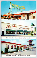 Postcard New England Oyster Houses Miami Coral Gables Ft. Lauderdale Florida picture