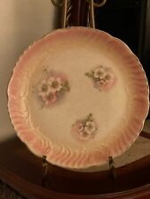 DD Young Antique semi porcelain plate with pink flowers and royal markings picture