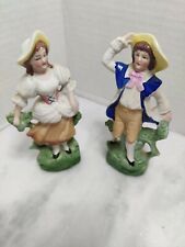 Vintage German Weiß, Kühnert & Co Boy and Girl Porcelain Figurines picture