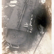 Vintage 1900s RPPC Interurban Railroad Lima Ohio Train Wreck Disaster Postcard picture
