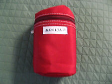 Delta Airlines Amenity Kit - DAL Red Air Line First Business Class Toiletry Bag picture