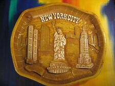 New York City World Trade Center Rustic Molded Plastic Souvenir Tray by Spin picture