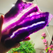 325g Stunning-Natural-Colorful-Slice-Fluorite-Crystal-Stone-purple-Fluorite 07 picture