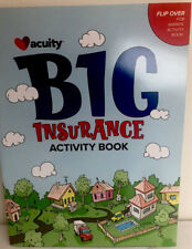 Acuity Insurance Activity Book with Stickers Color Pages UNUSED Advertising Gift picture