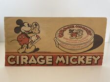 VTG 1930s CIRAGE MICKEY MOUSE Shoe Shine French Co. Disney Advertising Paper Hat picture