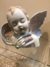 Vintage Antique Porcelain Wing Angel picture
