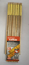 Crescent Lufkin Brick Mason's Rule For Oversized Brick Folding Ruler Wooden picture