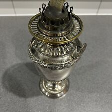 Antique Silver Plated Hinks & son Oil Lamp picture