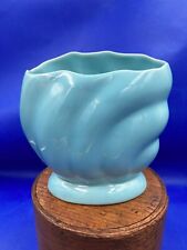 West Coast Pottery Vase Teal Aquamarine Mid Century Modern 208 picture