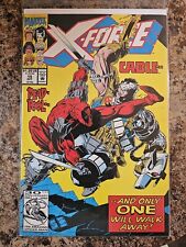 X-Force #15 Key Battle Between Deadpool & Cable Marvel Comics 1992 NM picture
