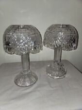 Crystal Pair Large Fairy Light Shannon 24% Lead Candle Lamp Designs of Ireland picture