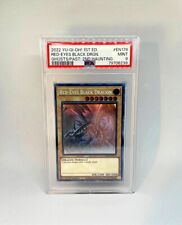 Yu-Gi-Oh Dragon Black Red Eyes Ghost PSA 9 English First Edition picture