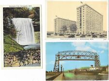 3 Vintage Standard Size Unused Postcards Minnesota picture