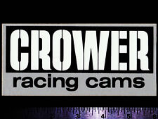 CROWER Racing Cams - Original Vintage 1970's Racing Decal/Sticker picture