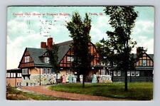 Peoria IL-Illinois, Country Club House, Prospect Heights, Vintage c1910 Postcard picture