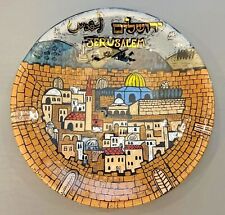 Jerusalem Fused Art Glass Dish Nahariya Glass Andreas Meyer Israel picture