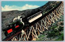 MT. Washington Cog Railroad White Mountains NH New Hampshire Postcard Trains picture