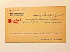 1904 Williams-Nall Company Staple & Fancy Grocers Advertising Card picture