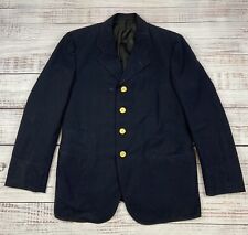 Original Vintage 1930s Illinois Central Railroad Conductors Uniform Coat Blazer picture
