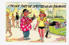 Vintage Comedy Postcard TOURISTS SPOTTED IN BIG CITY UNPOSTED CHROME CANADA picture