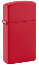 Zippo Slim Red Matte Windproof Lighter, 1633 picture