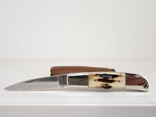 Gerber Sakai G Sakai Folding Knife Stag w/ Sheath Rare Japan *240615 picture