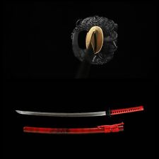 Handmade FOLDED STEEL Japanese Samurai Katana Sword Razor Sharp Full Tang Blade picture