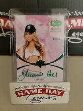 2012 National Benchwarmer Jessica Hall Emerald Foil Auto 3/10 picture