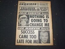 1966 MAY 15 NATIONAL ENQUIRER NEWSPAPER - JULIE CHRISTIE & LEE MARVIN - NP 7412 picture