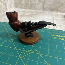 Freehand Tobacco Pipe Pickaxe Beautiful Grain Excellent Condition  picture