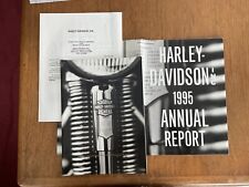 Harley-Davidson 1995 Annual Report+poster~motorcycles~Buell S1 Lightning~rallies picture