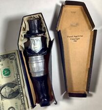 Prohibition Coffin Wine Set Opener Cork Screw Shot Glass BRIDGEWATER picture