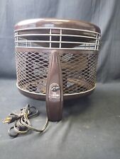 Vintage Emerson Electric Brown Hassock Updraft Fan 3 Speed Working 74646AL picture