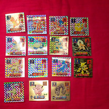 Pokemon Seal Amada Kira holo Set Saikyou Seal Retsuden 1997 Charizard Pikachu picture