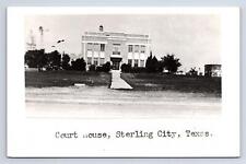 Postcard RPPC Sterling City Texas Court House For Sterling County picture