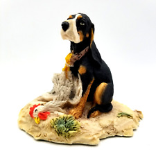 Hound Dog with Chicken Figurine First Offense Vintage Lowell Davis   Schmid picture