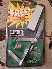 Vintage NOS Schrade 80T OLD TIMER Knife New In Original Packaging Plus Stone USA picture