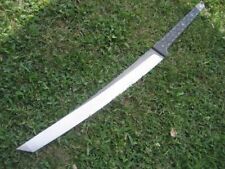 CUSTOM HANDMADE D2 TOOL STEEL KATANA SWORD COMBAT SWORD WITH BLACK MICARTA HANDL picture